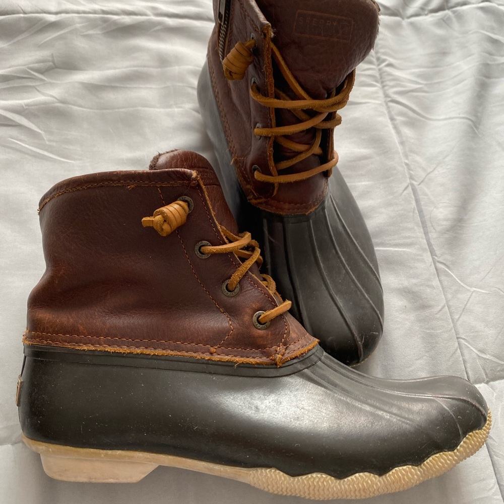 Sperry duck boots!